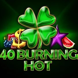 40 Burning Hot online game logo by Amusnet Interactive on trips-casino.eu.com