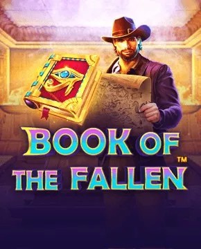 Slots logo of book of the fallen from Pragmatic Play at Trips Casino