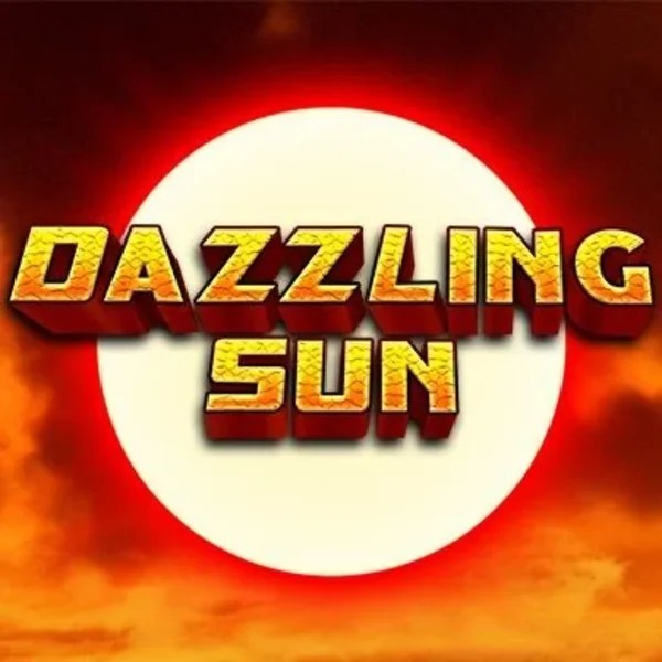 Dazzling Sun slot logo by Win Studios at Trips Casino