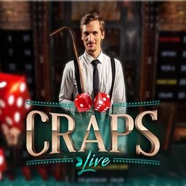 Live Craps logo – Live Casino by Evolution at Trips Casino