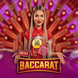 Mega Baccarat game by Pragmatic Play – logo hosted on Trips Casino